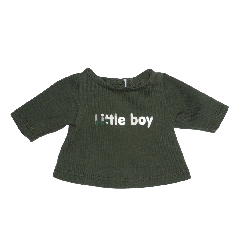 Trui legergroen little boy
